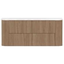 Thirroul 1200mm Wall Hung Single Vanity with Solid Surface Countertop